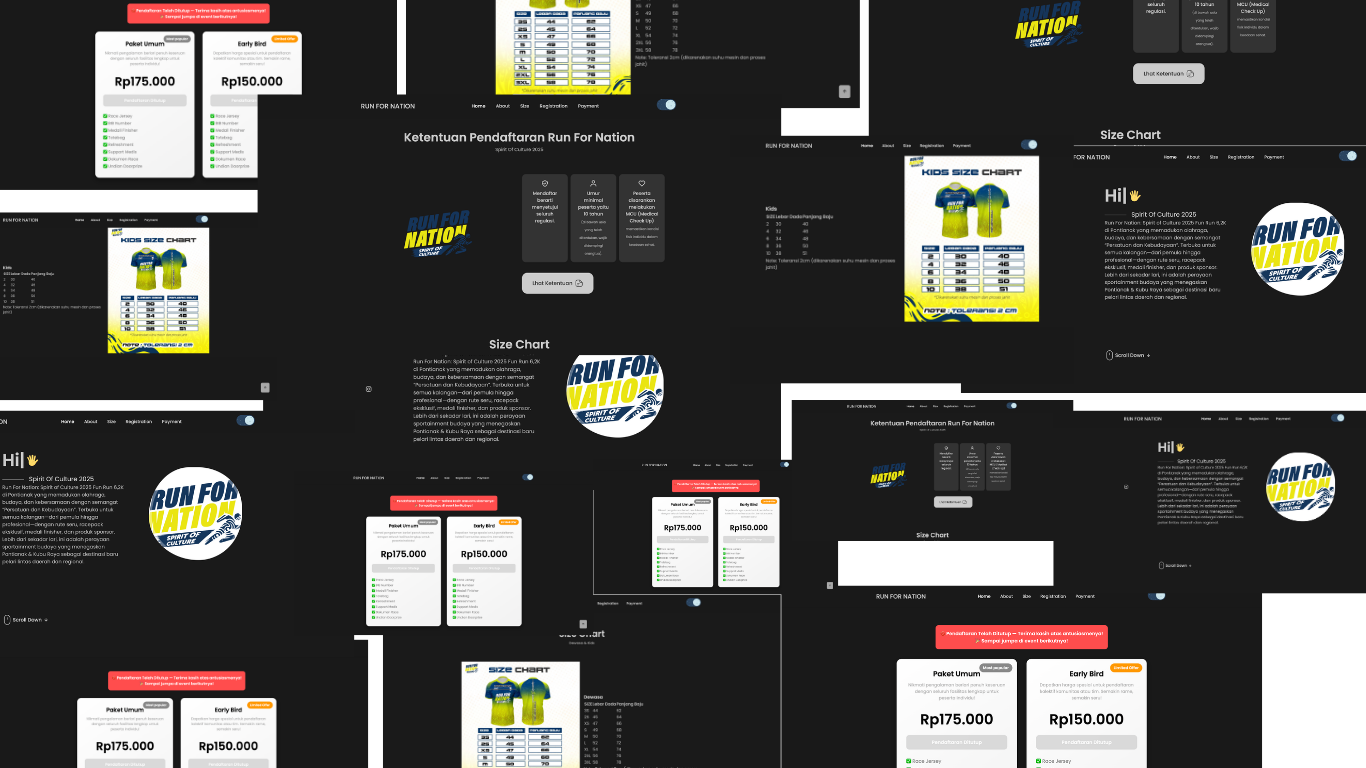 RunForNation — Website Event Lari Pontianak