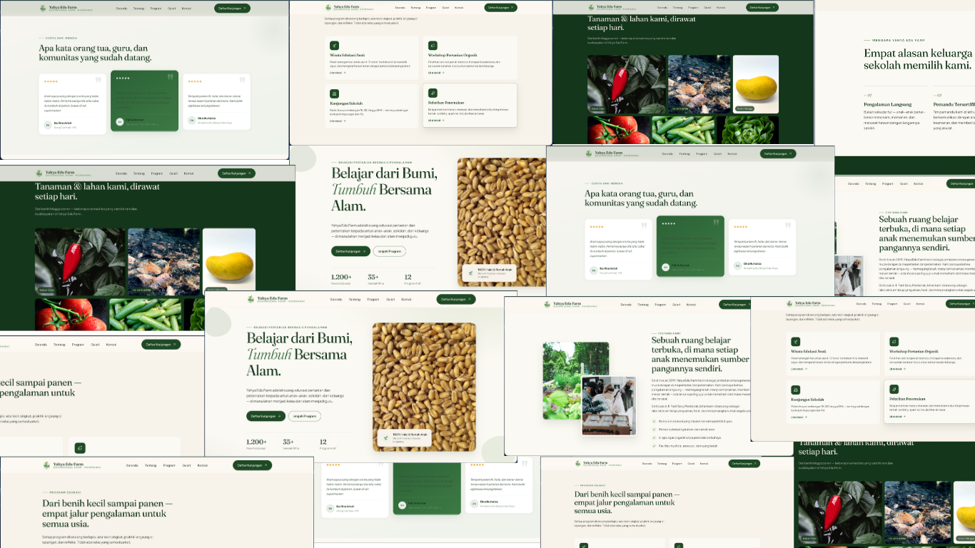 Yahya EduFarm — Website Agrowisata Pertanian