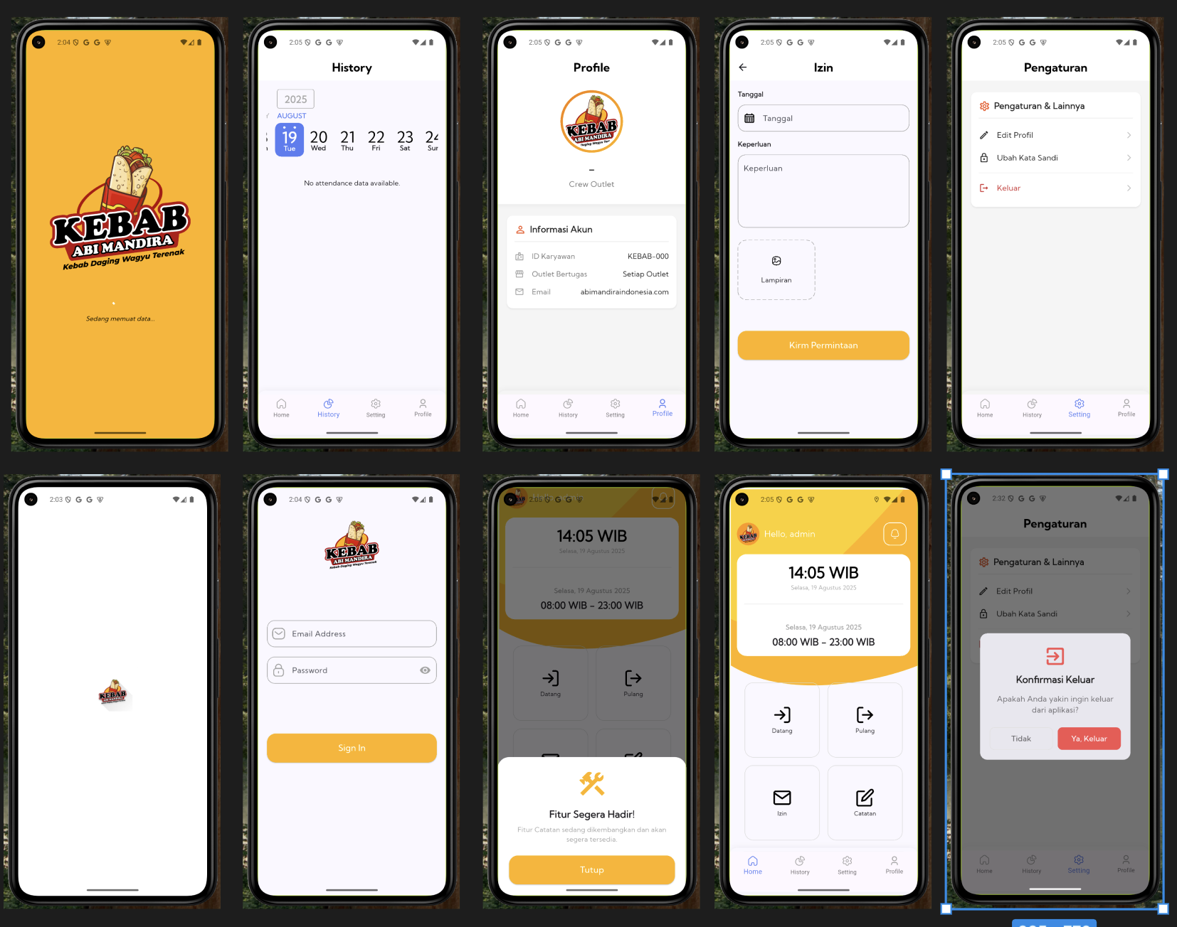 Aplikasi Absensi KebabaBiMandira