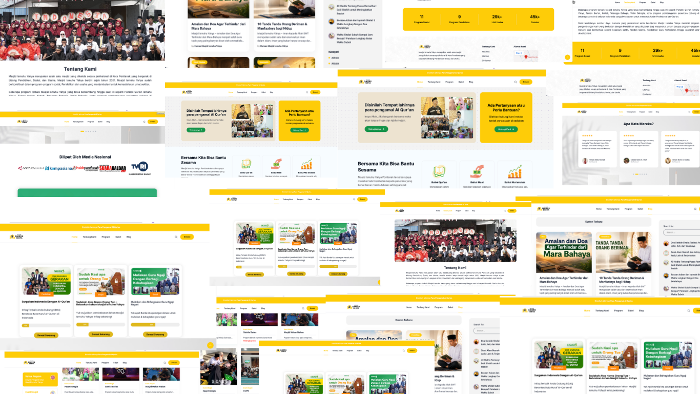 Website Masjid Ismuhuyahya